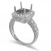 18K White Gold Diamond Ring Mounting