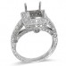 Pt900 Platinum Diamond Ring Mounting