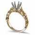 14K Yellow & White Gold Diamond Ring Mounting