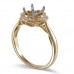 14K Yellow & White Gold Diamond Ring Mounting